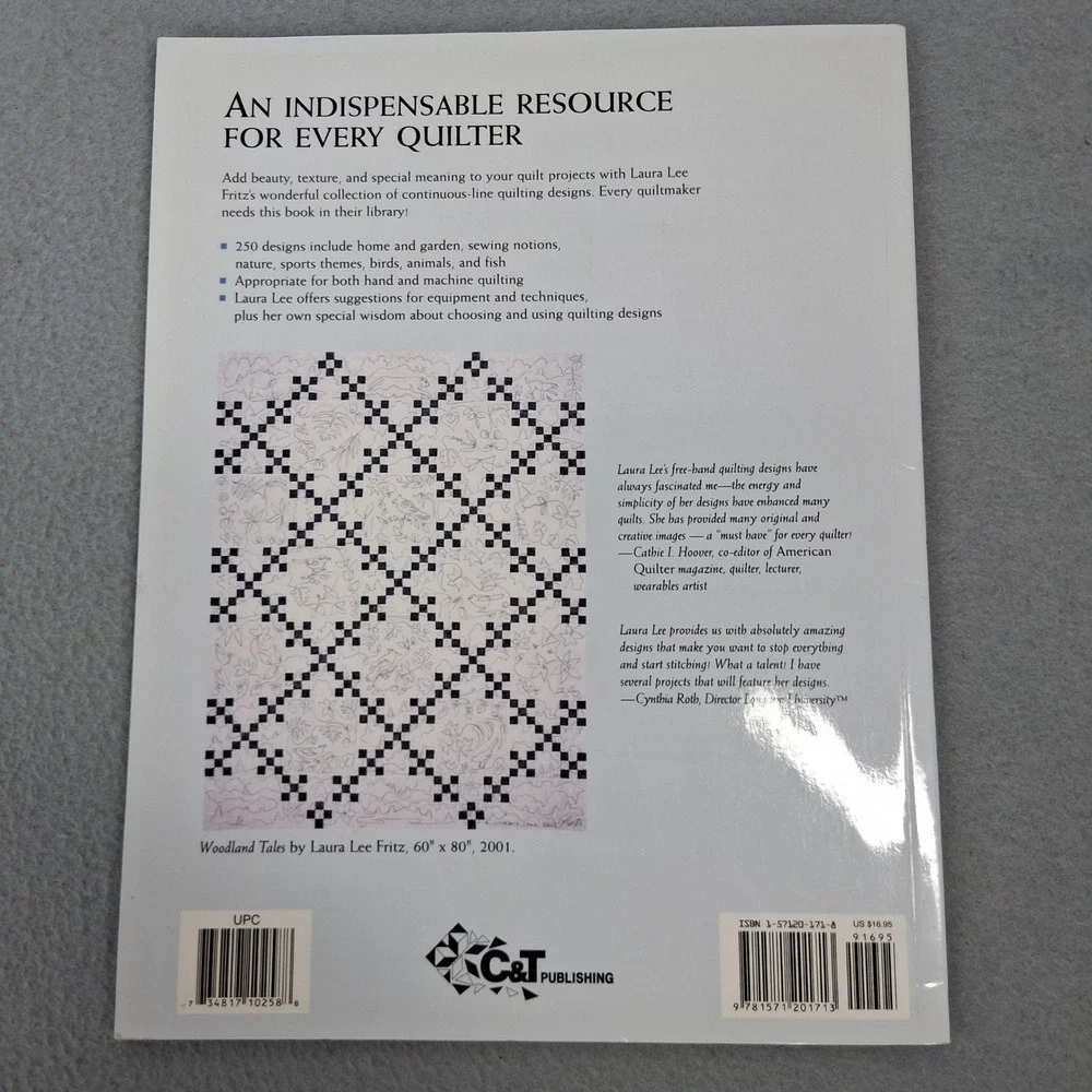 250 Continuous-Line Quilting Designs for Hand, Machine and Long-Arm Quilters